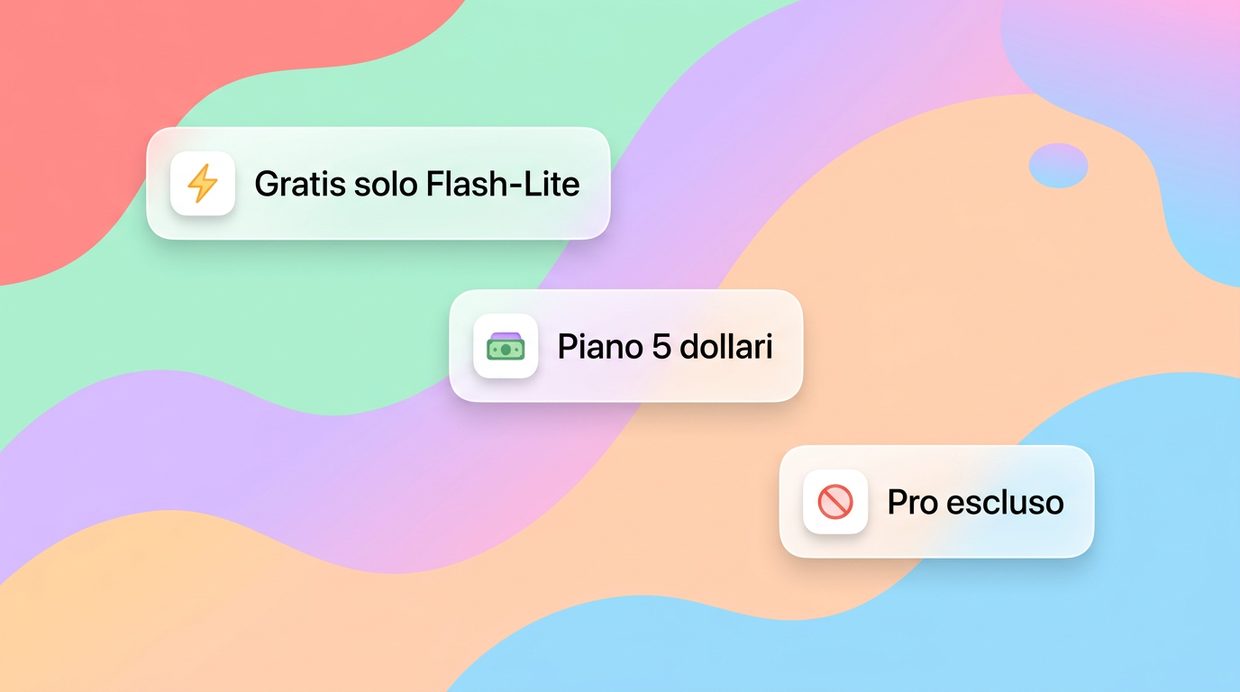 Gemini gratis diventa più piccolo. E cinque dollari non bastano per il Pro